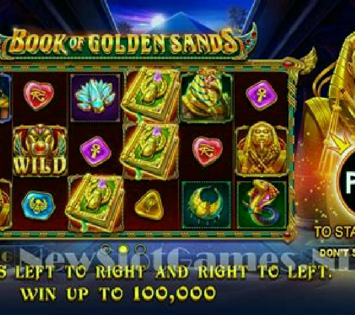 Tessa Hunt and the Golden Sands slot machine