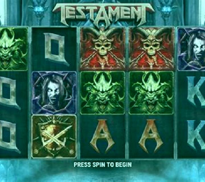 Testament slot machine