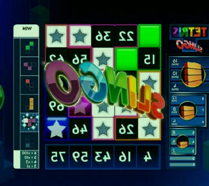 Tetris Slingo slot game