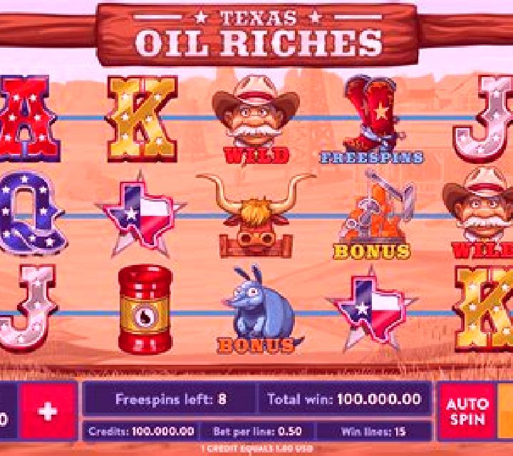 Texas Oil Riches slot game