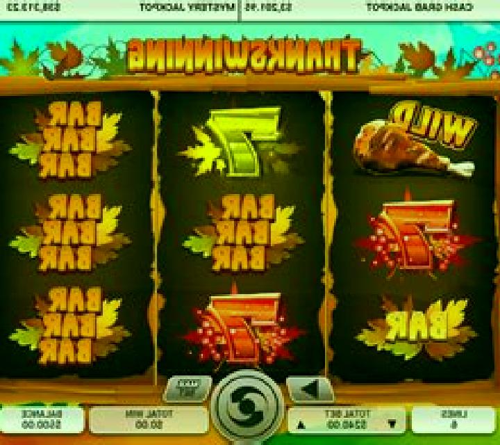 Thankswinning slot machine