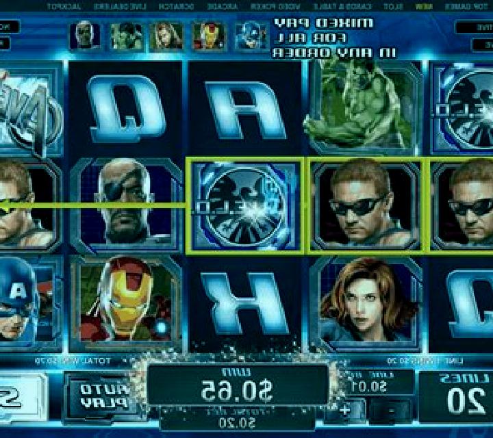 The Avengers slot game