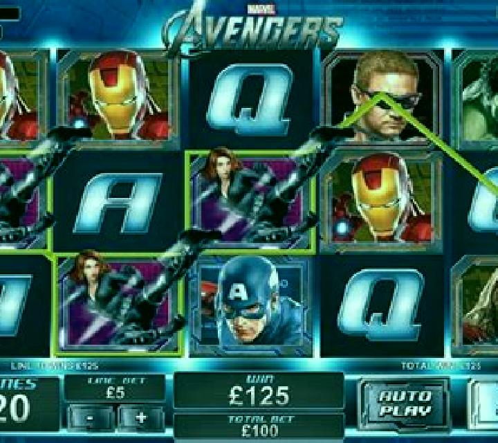 The Avengers slot machine