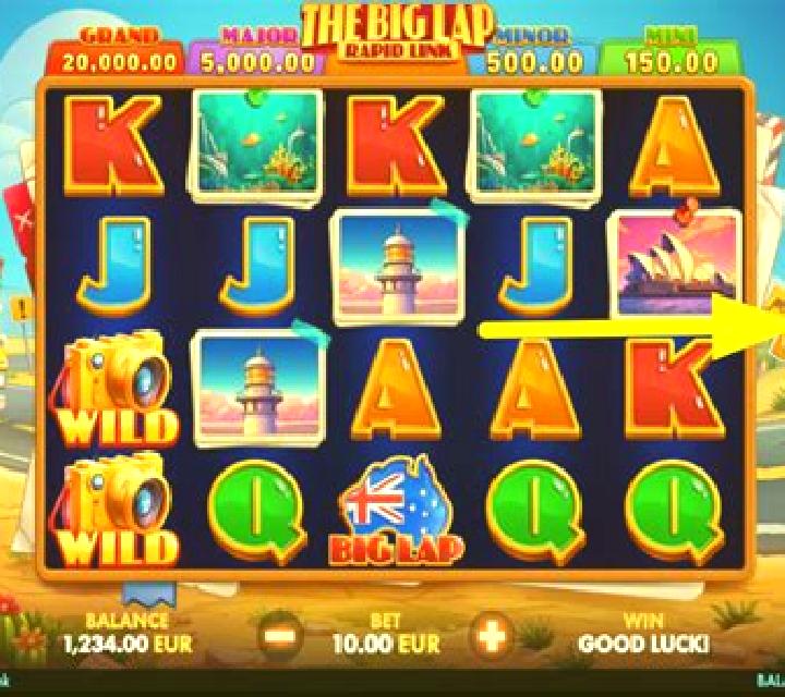 The Big Lap: Rapid Link slot