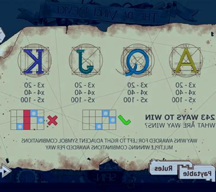 The Da Vinci Device slot game