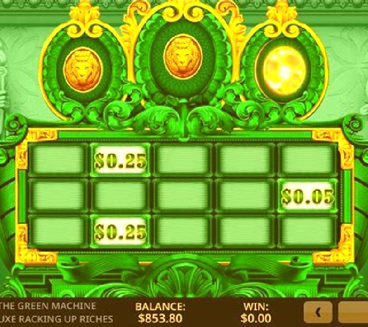 The Green Machine Deluxe Racking Up Riches online slot