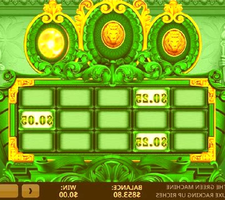 The Green Machine Deluxe Racking Up Riches slot machine