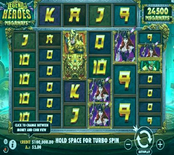 The Heroes slot game