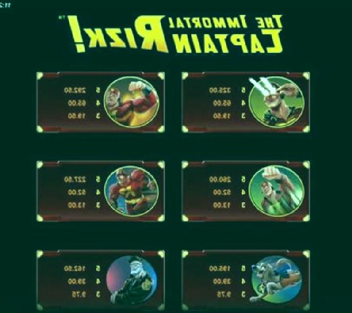 The Immortal Captain Rizk! slot machine