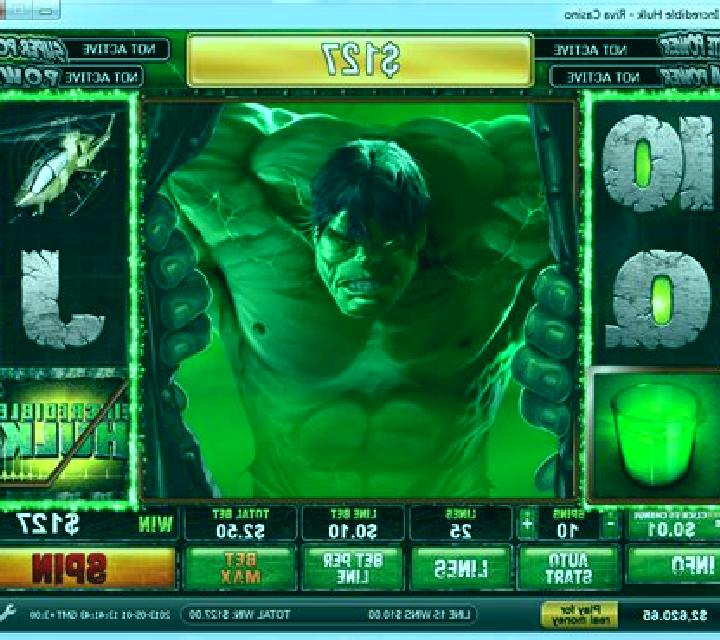 The Incredible Hulk slot machine