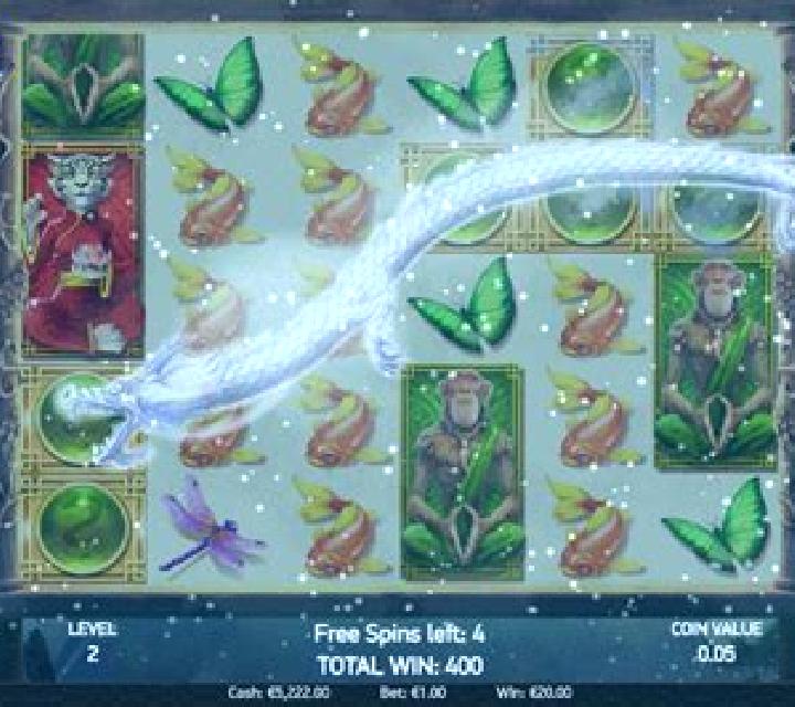 The Legend of Shangri-La: Cluster Pays slot machine