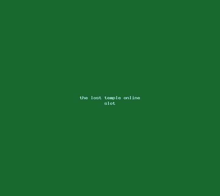 The Lost Temple online slot