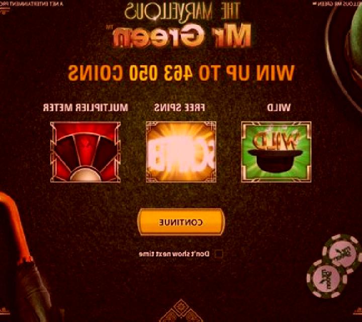 The Marvellous Mr Green slot machine