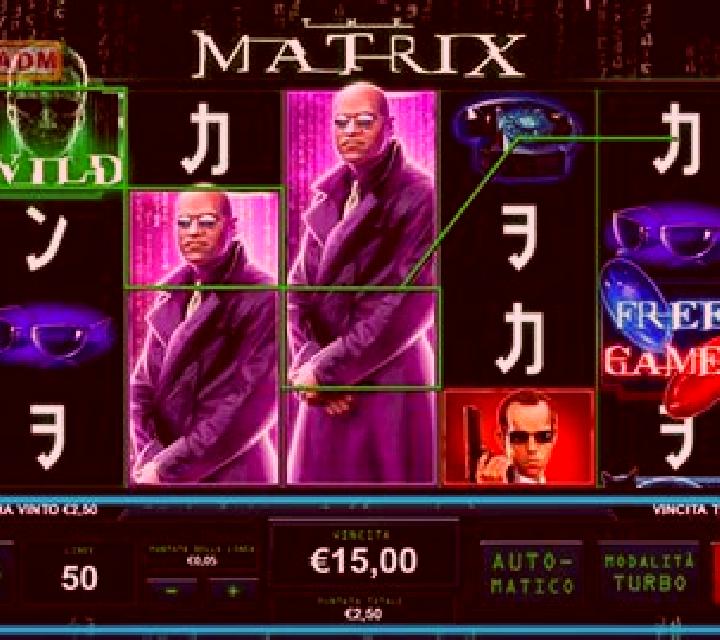 The Matrix slot machine