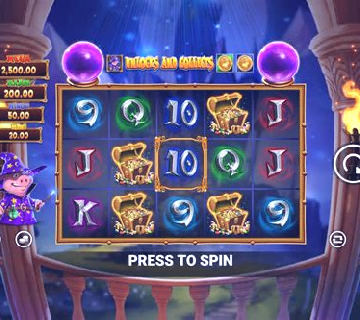 The Pig Wizard Cash Lock slot