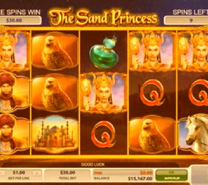 The Sand Princess slot machine