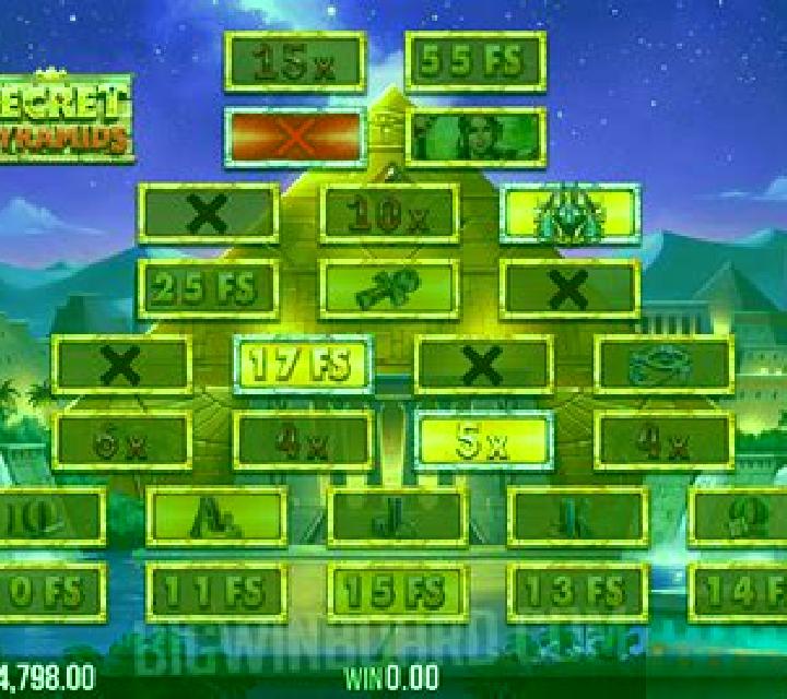 The Secret of the Pyramids slot game