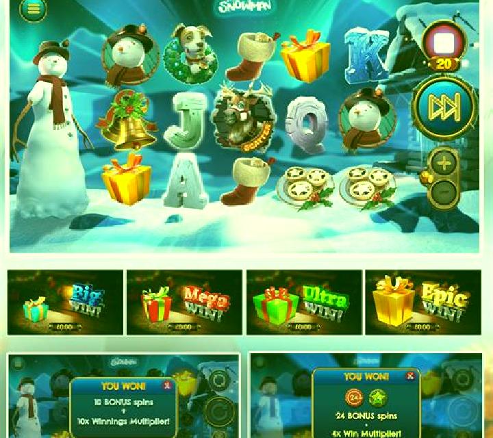 The Snowman slot game