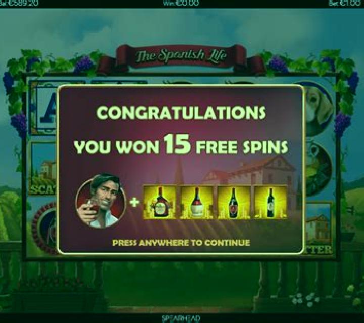 The Spanish Life slot machine