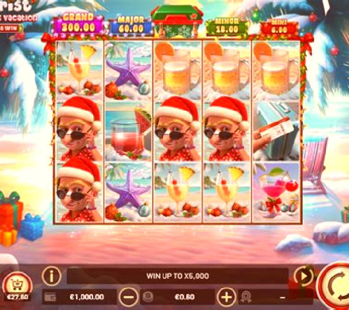 The Tipsy Tourist Christmas Vacation online slot
