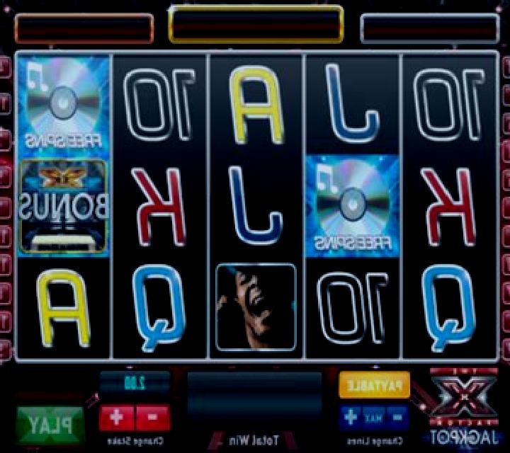 The X Factor Jackpot slot machine