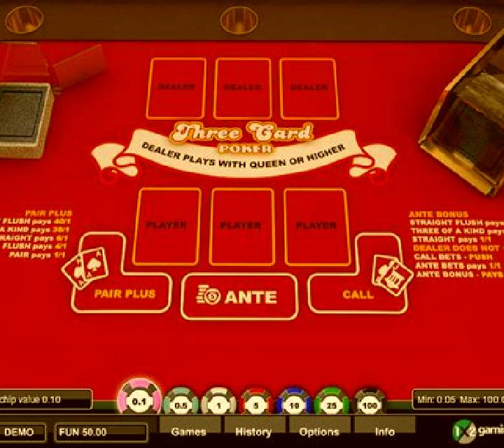 Three Card Poker (1X2gaming) online slot