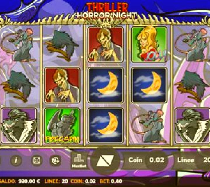 Thriller Horror Night slot