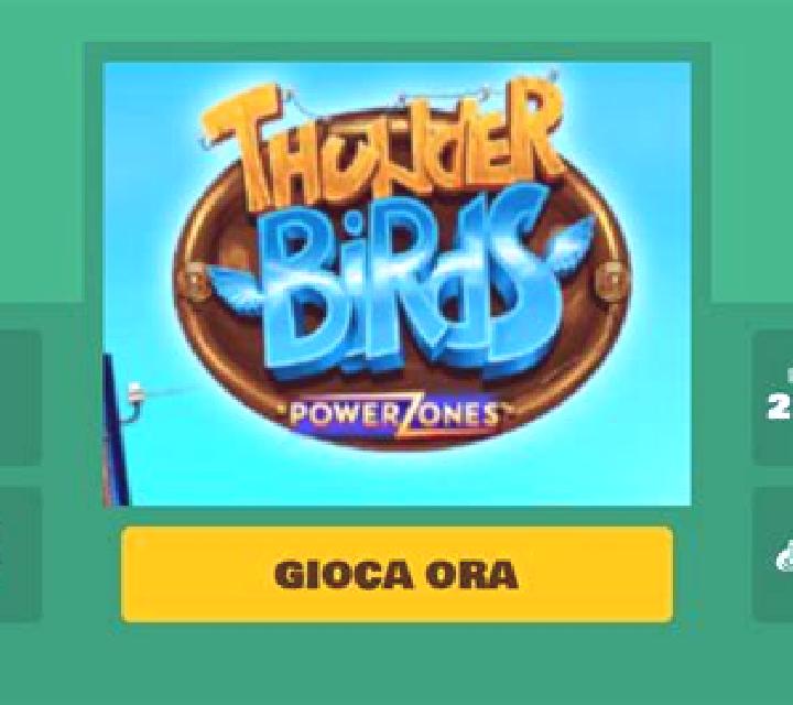 Thunder Birds Power Zones slot machine