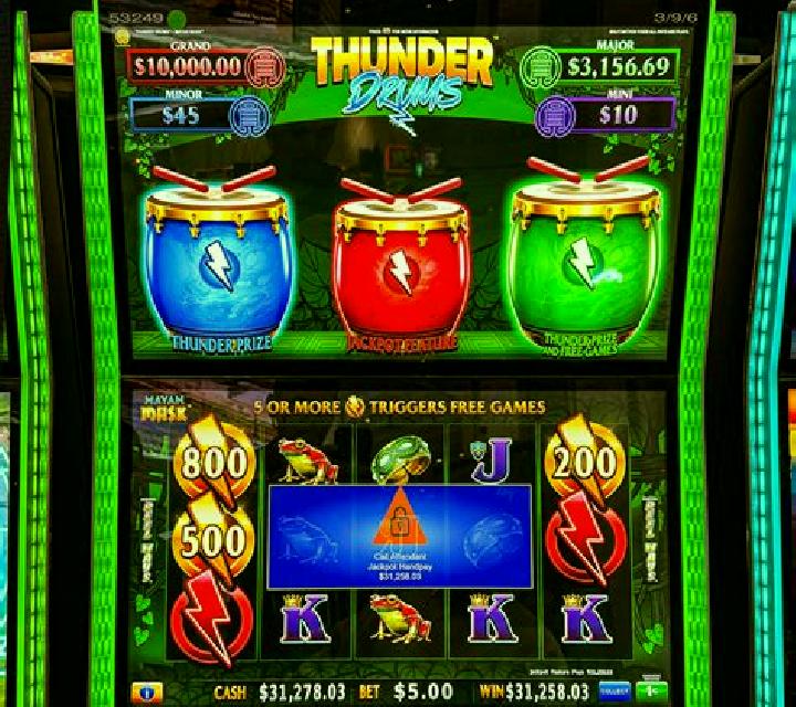 Thunder Drums Mayan Mask online slot