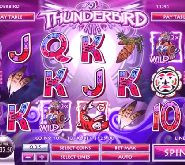 Thunderbird (Rival) slot game