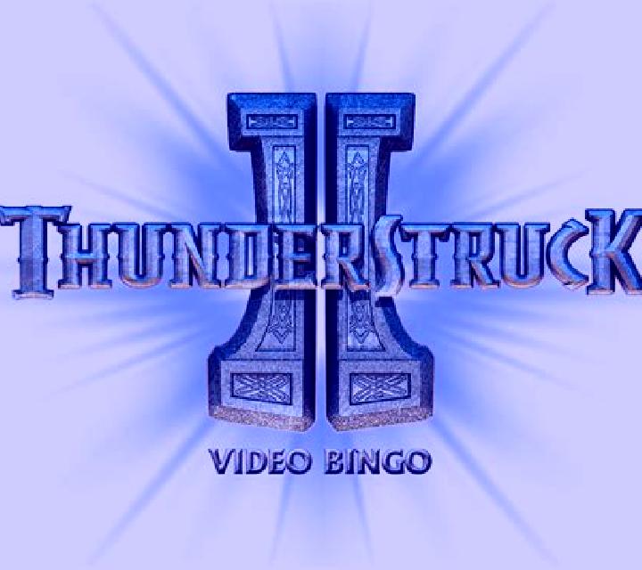 Thunderstruck II Video Bingo slot machine