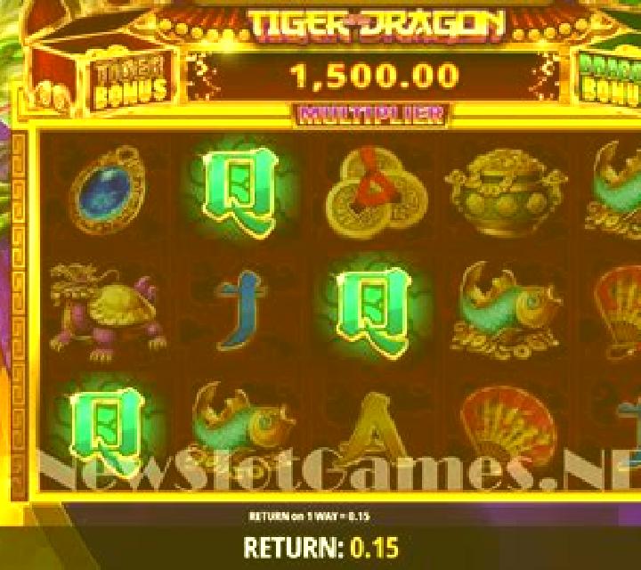 Tiger and Dragon Multiplier slot