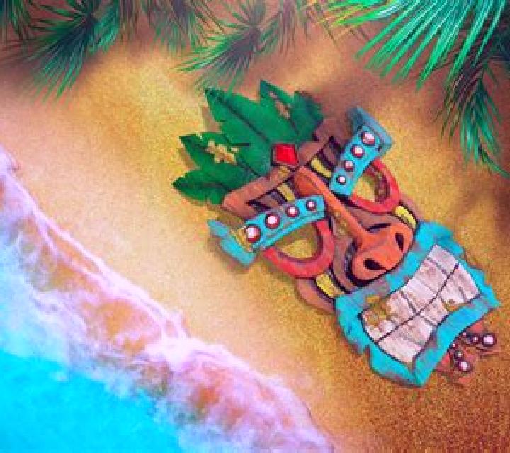 Tiki Beach (PlayPearls) slot game