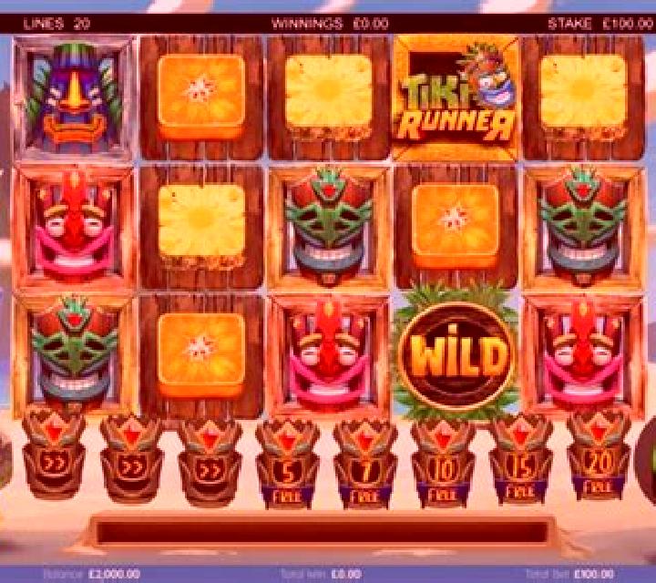 Tiki Runner slot machine