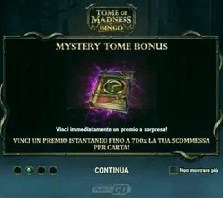Tome of Madness Bingo slot machine