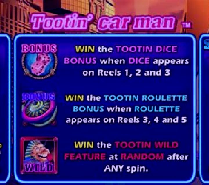 Tootin Car Man slot