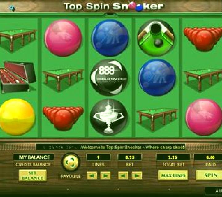 Top Spin Snooker slot machine