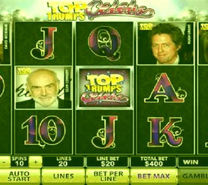 Top Trumps Celebs slot