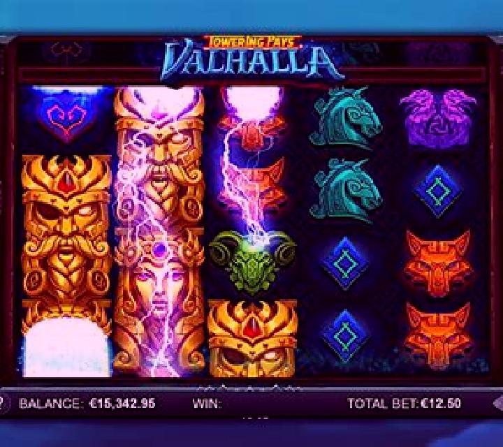 Towering Pays Valhalla slot machine