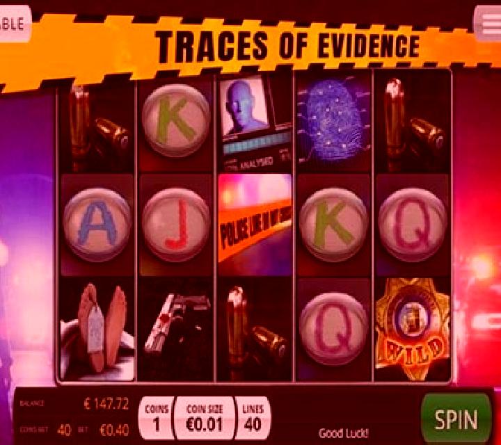 Traces of Evidence slot game