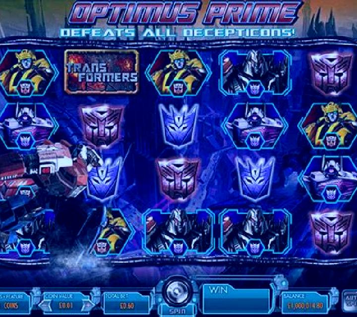 Transformers Battle for Cybertron slot machine