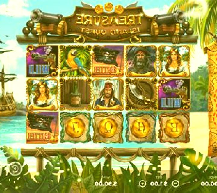 Treasure Island (Quickspin) slot machine