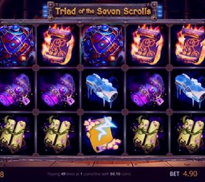 Triad of the Seven Scrolls slot game