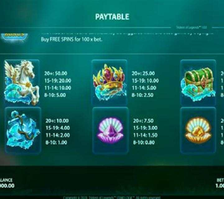 Trident of Legends slot game
