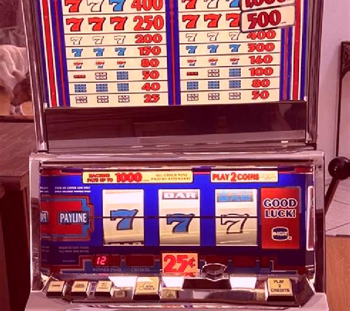 Triple 7 s Red White and Blue slot machine