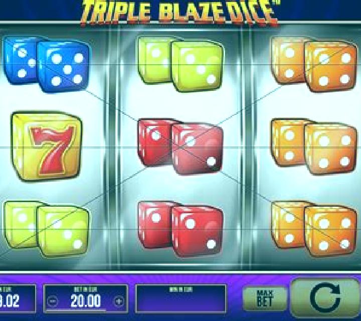 Triple Blaze Dice slot game