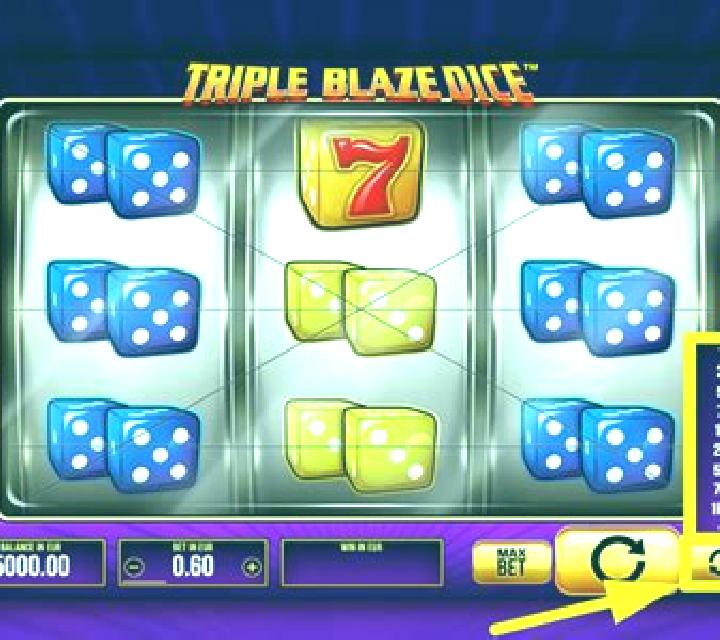 Triple Blaze Dice slot