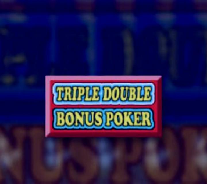 Triple Double Bonus online slot
