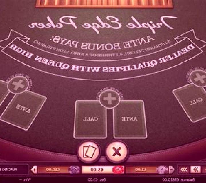 Triple Edge Poker (Betsoft) online slot