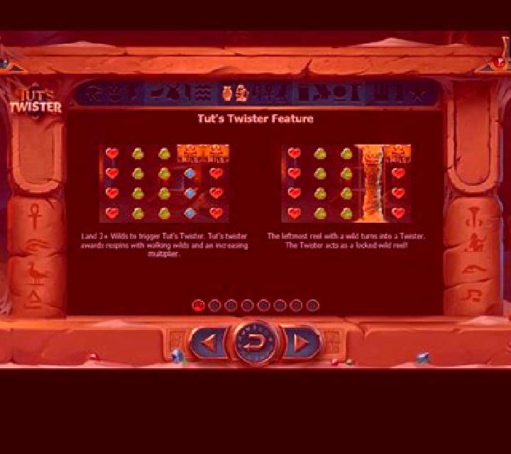 Tut s Twister slot machine